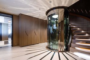 ابعاد آسانسور گرد [برای طبقات و ظرفیت های مختلف]