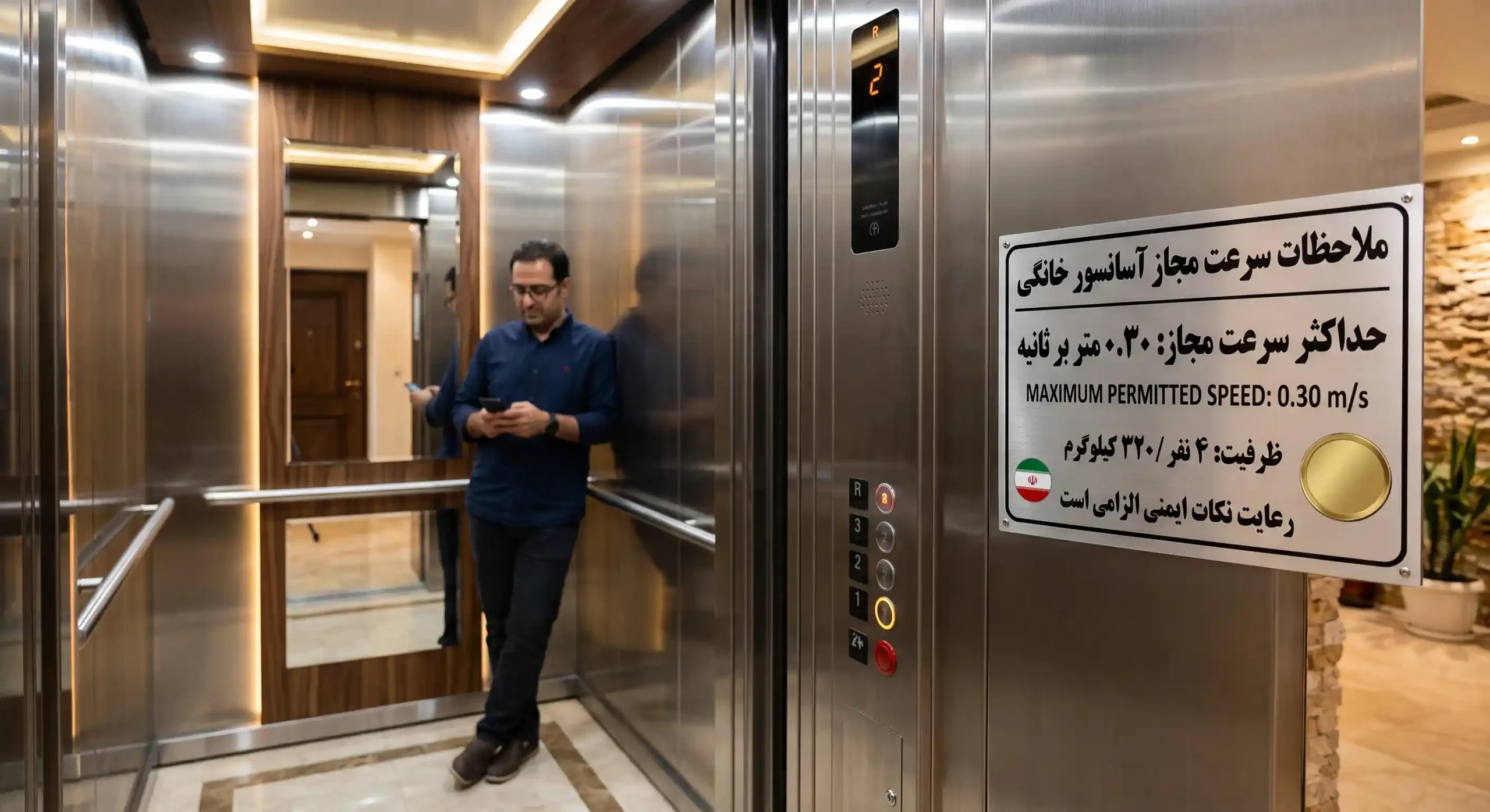 حداکثر سرعت آسانسور هیدرولیک